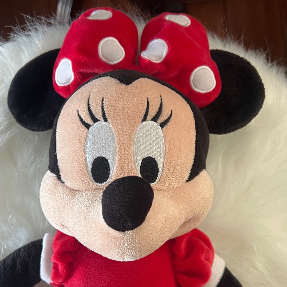🐭♥️🖤🤍Vintage Disney Minnie Mouse Plush Toy - Red, Black, Yellow - Picture 4 of 9